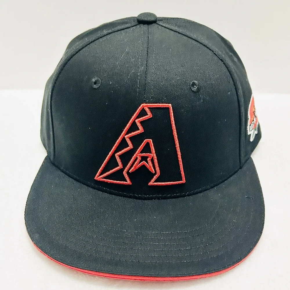 Arizona Diamondbacks MLB Poppy Memorial Day Hat Cap‎ Adjustable Snapback Black